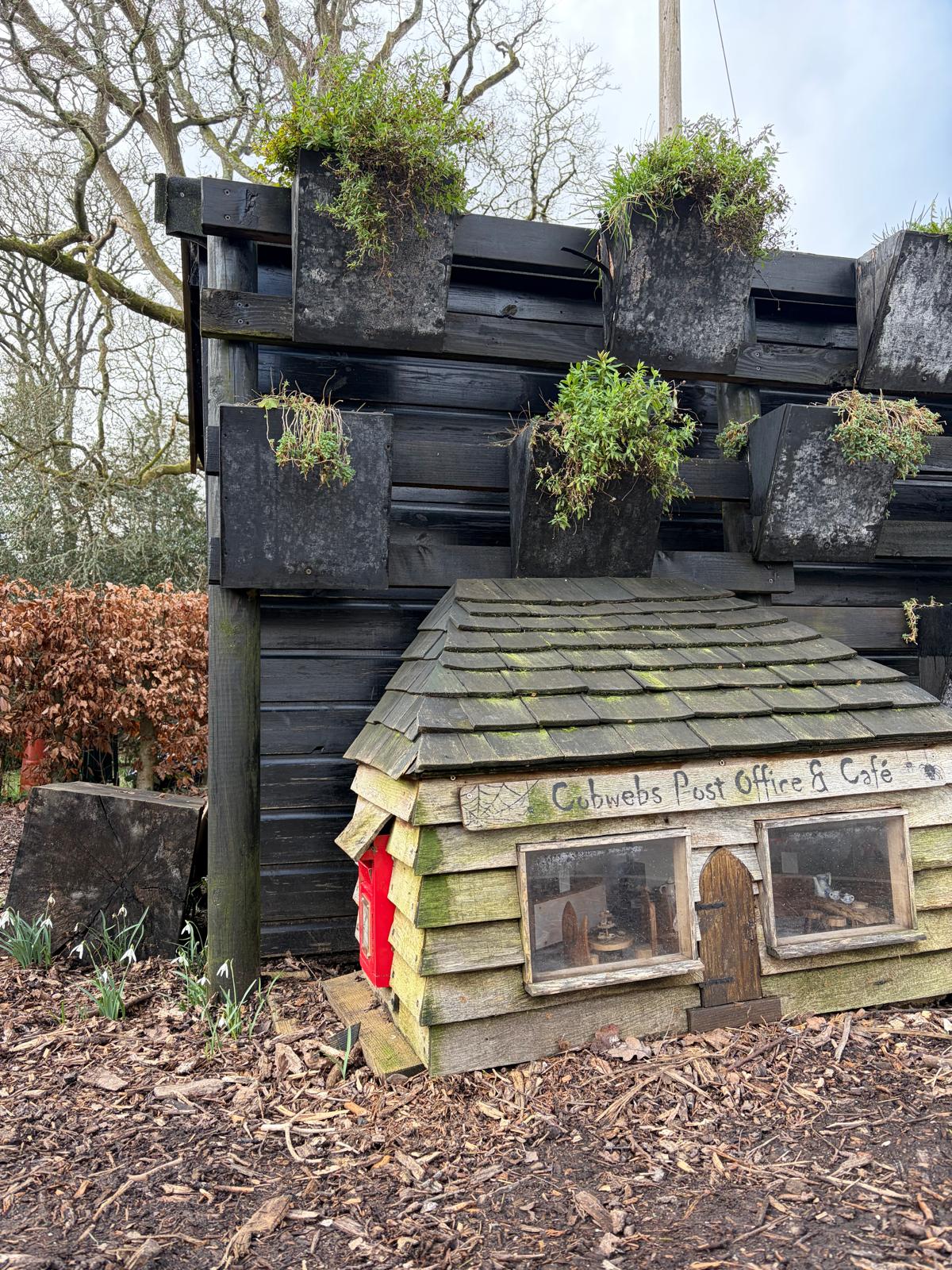 Little fairy house for a post office.
